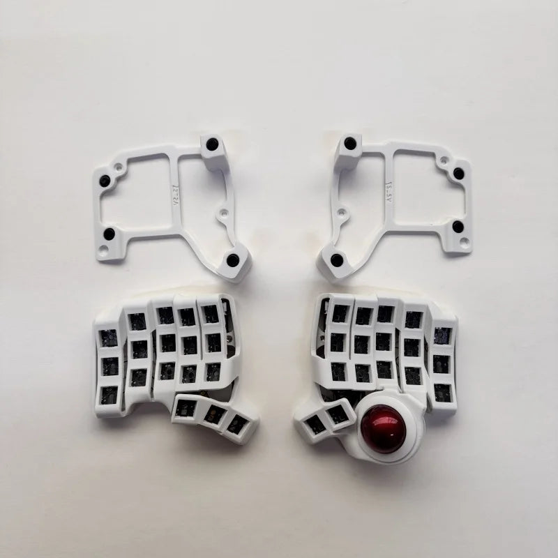 Charybdis 4X6 MK2 Split Keyboard Kit with Palm Pad Custom Hotswap Wireless/wired Bluetooth Trackball Split Mechanical Keyboards