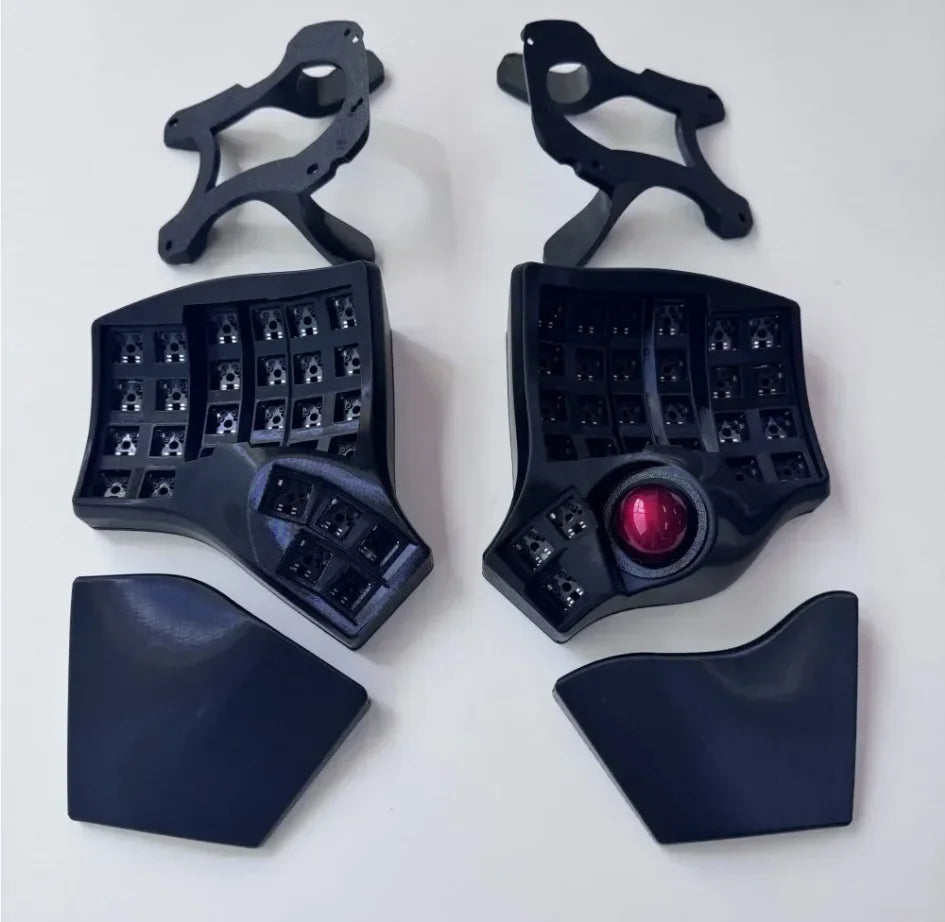 Charybdis 4X6 MK2 Split Keyboard Kit with Palm Pad Custom Hotswap Wireless/wired Bluetooth Trackball Split Mechanical Keyboards