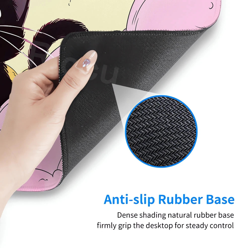 Cat Mouse Pad Office Pastel Clouds Desk Mat Large E-Sports Keyboard Pad Non-Slip Natural Rubber Mouse Mat PC Gaming Pads