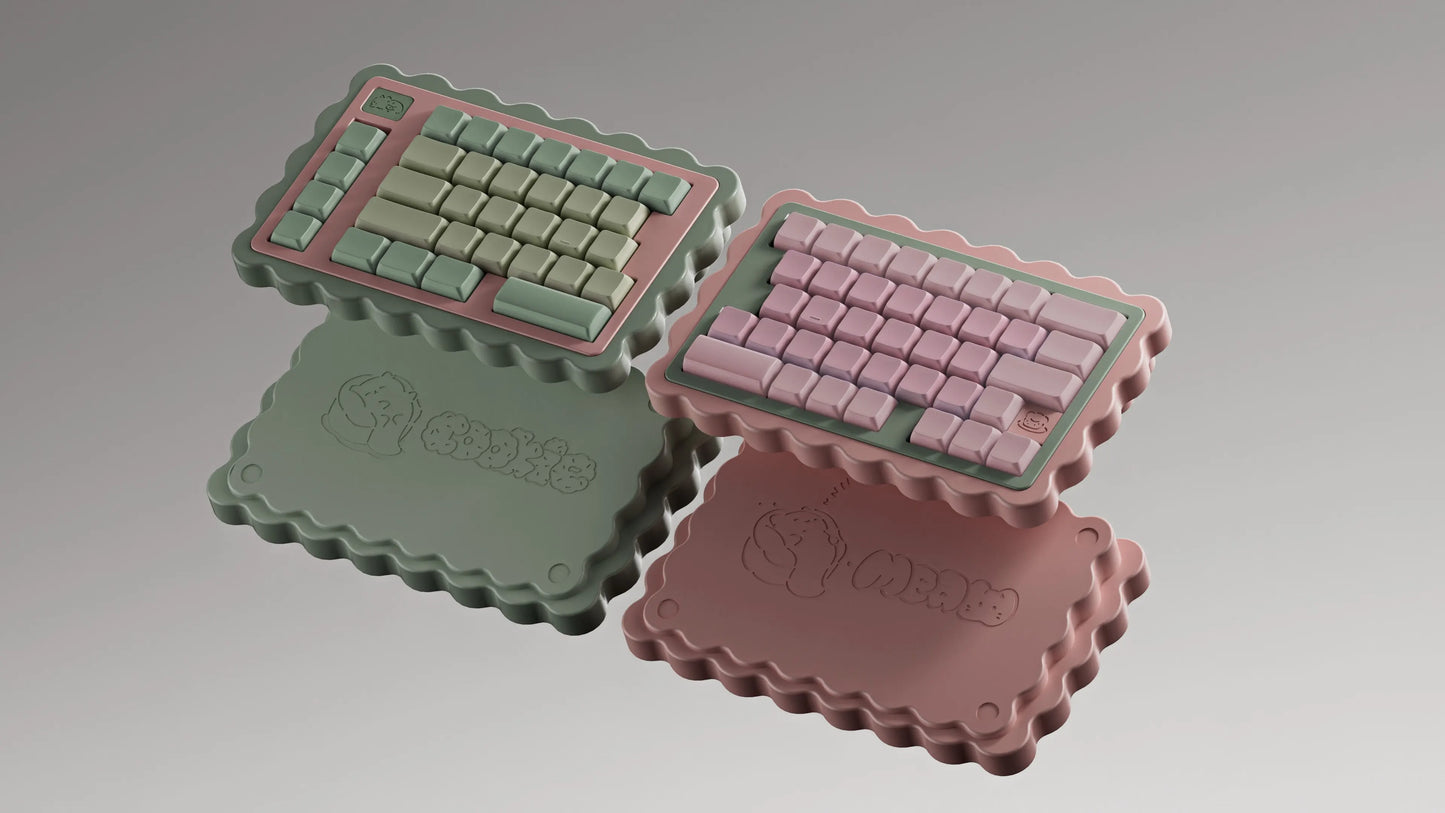 Soda Wireless Split Keyboard Kit Customized Hot Swappble Ergonomics Tri-Mode Split Keyboard for VIAL Left Right Hand Keyboard