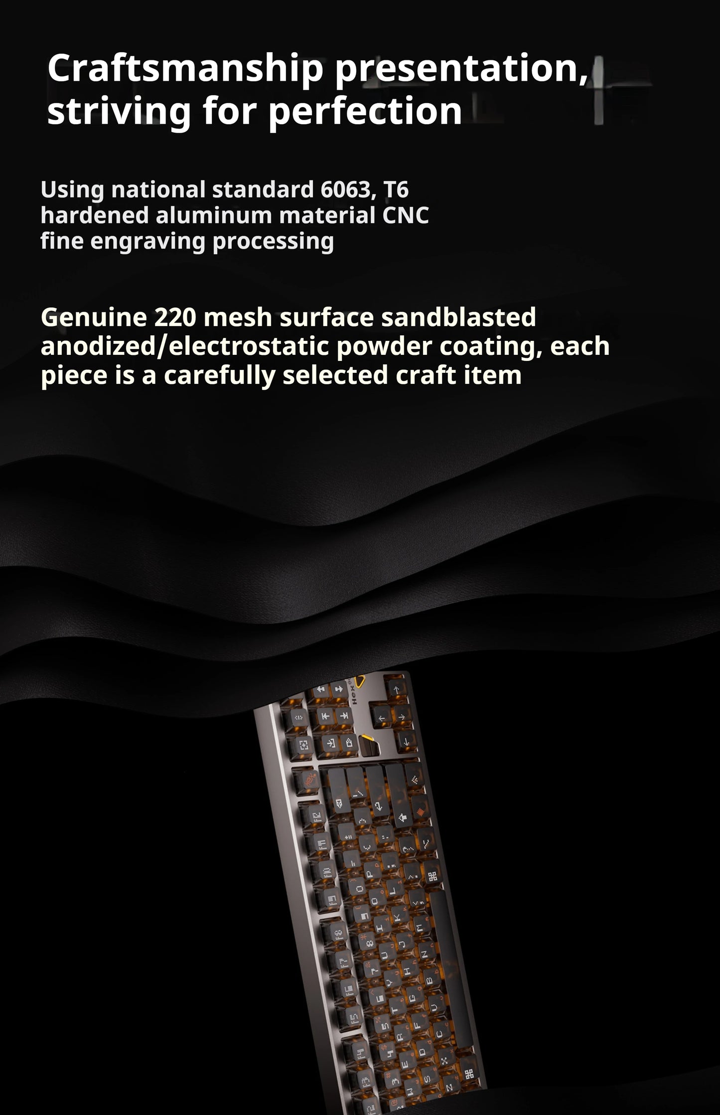 ATK×QK Hex80 Magnetic Axis Keyboard Game Esports Customization 80% Configuration Aluminum Lump Computer Peripheral WiredKeyboard