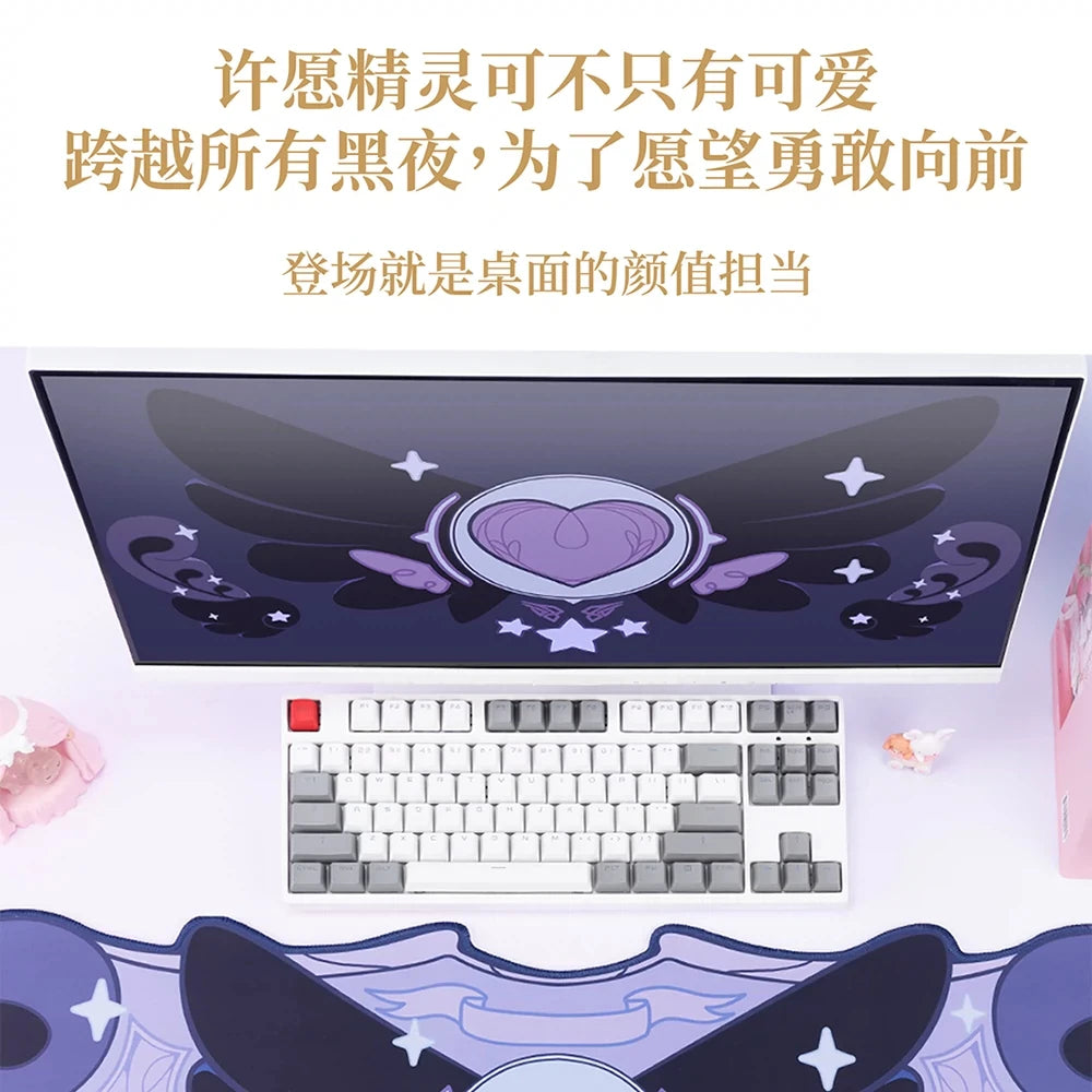 Cartoon Cute Gaming Mouse Pad Oversized Office Study Computer Keyboard Rubber Desk Mat Girls Hand Rest Wrist Pads Table Mat