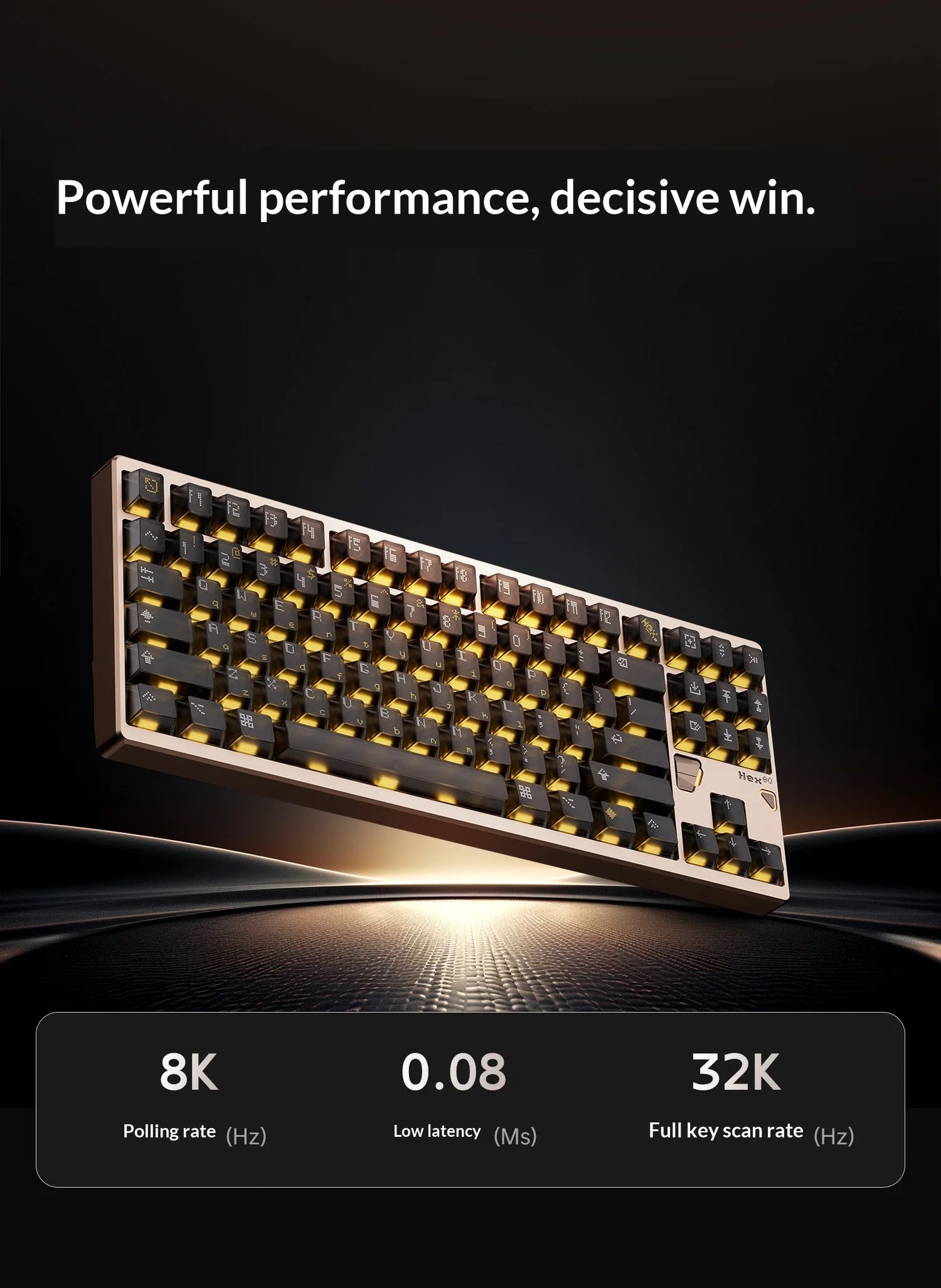 ATK × QK Joint Hex80 Magnetic Axis Keyboard Gaming Desktop Computer Mechanical Keyboard Fearless Contract