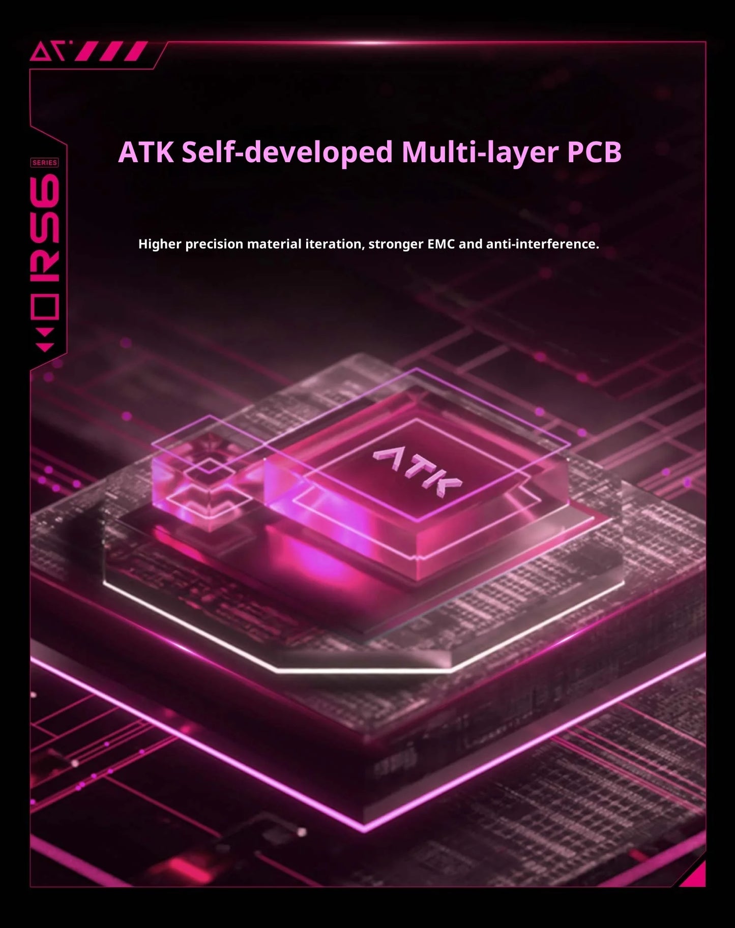 Authentic Atk Rs6 Magnetic Axis Keyboard Professional Esports Gaming Mechanical Aluminum Computer Keyboard High-End Single Mode
