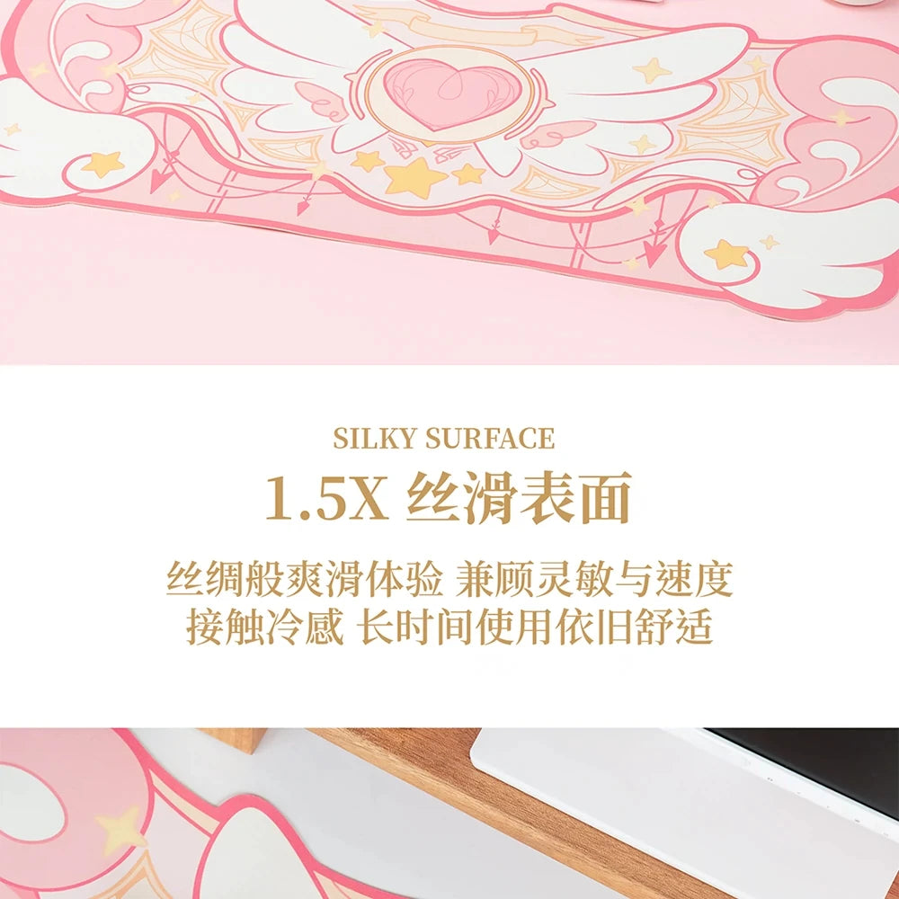 Cartoon Cute Gaming Mouse Pad Oversized Office Study Computer Keyboard Rubber Desk Mat Girls Hand Rest Wrist Pads Table Mat