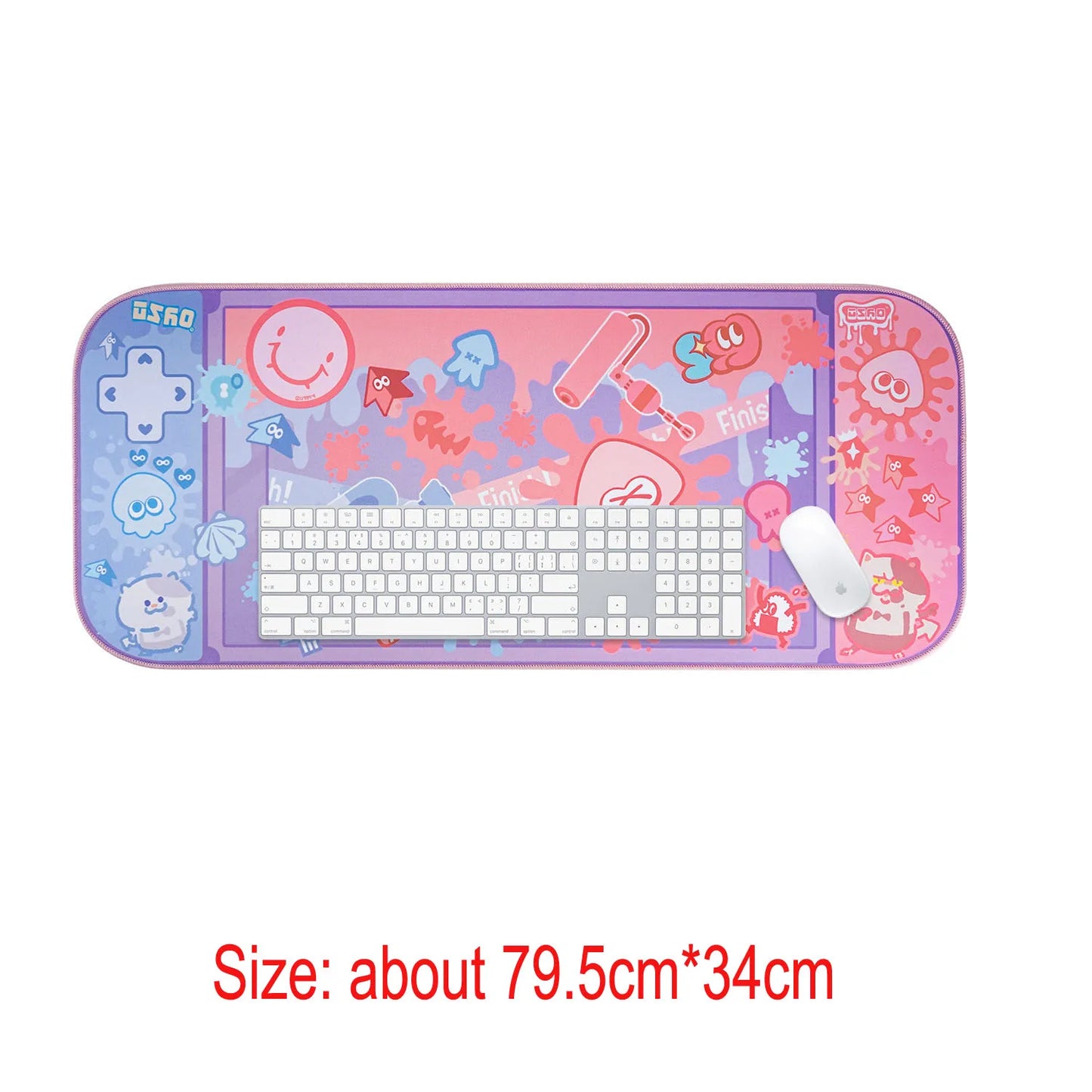Kawaii Animals Desktop Keyboard Mouse Mats Large Gaming Mat Mousepad Switch PC Computer Laptop Office Table Desk Pad Protector