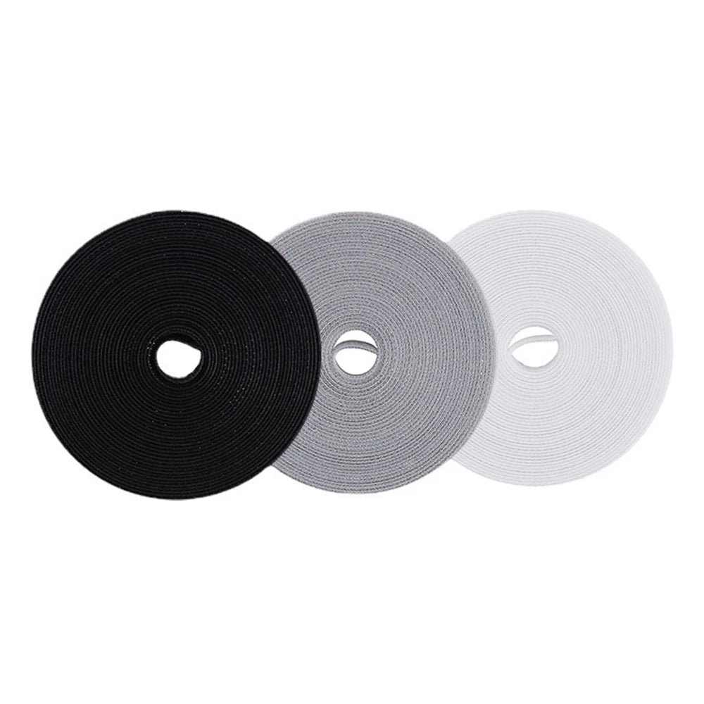 Cable Organization Velcro Tape Earphone Cord Management 1.2cmX5m Computer Cable Organizer