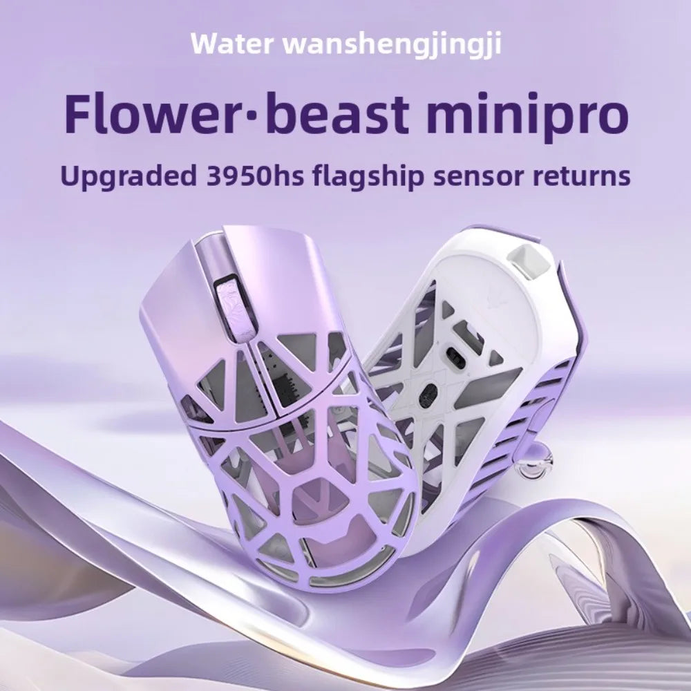 Wlmouse Beast X Mini Pro Magnesium Alloy Lightweight Wireless Gaming Mouse 8K PAW3950HS 30000DPI Online Driver Fast Response