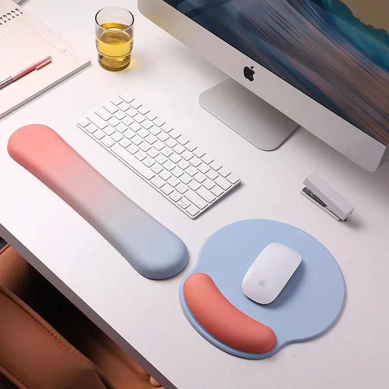 Mouse Pad Comfortable Wrist Support Non Slip Mice Mat Soft Mousepad Wrist Support Computer Silicone mouse pad