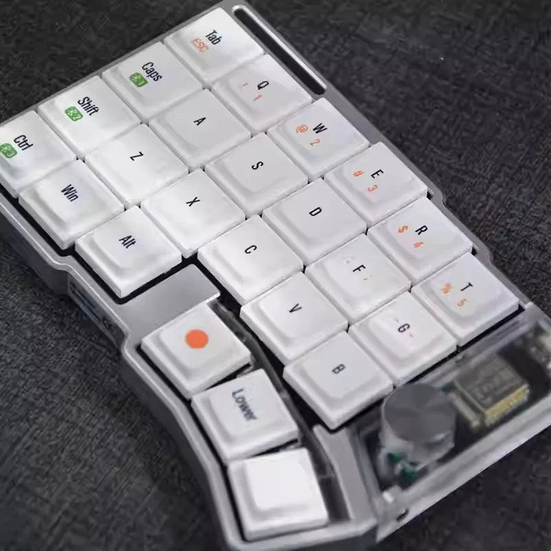 Cornix Split Keyboard with Tenting Leg Low Profile Hot Swap Wired Bluetooth CNC Corne Split Keyboard Kit Kailh Choc VIAL PreSale