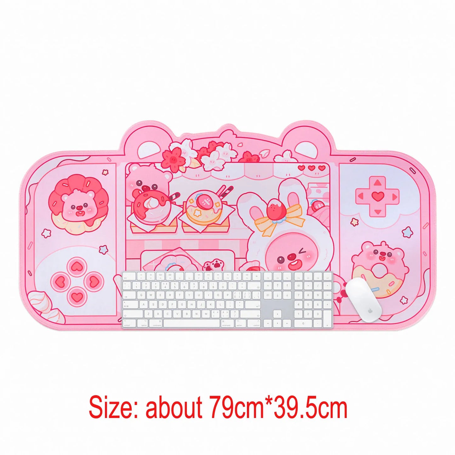 Kawaii Animals Desktop Keyboard Mouse Mats Large Gaming Mat Mousepad Switch PC Computer Laptop Office Table Desk Pad Protector
