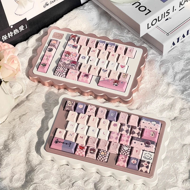 Soda Wireless Split Keyboard Kit Customized Hot Swappble Ergonomics Tri-Mode Split Keyboard for VIAL Left Right Hand Keyboard