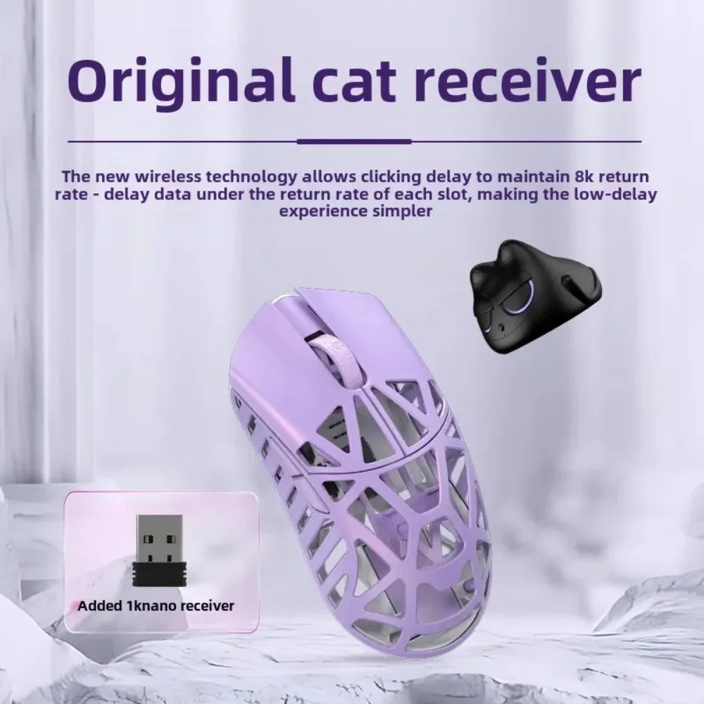 Wlmouse Beast X Mini Pro Magnesium Alloy Lightweight Wireless Gaming Mouse 8K PAW3950HS 30000DPI Online Driver Fast Response