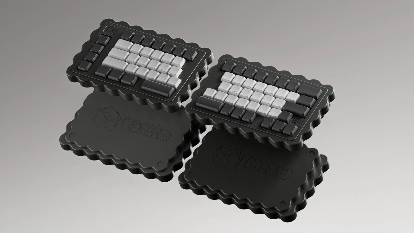 Soda Wireless Split Keyboard Kit Customized Hot Swappble Ergonomics Tri-Mode Split Keyboard for VIAL Left Right Hand Keyboard
