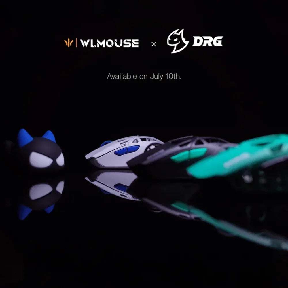 WLMOUSE X DRG Beast Mouse Magnesium Alloy Wireless Mouse Lightweight 34g 8K PAW3950hs Fast Response Gamer Gaming Accessories