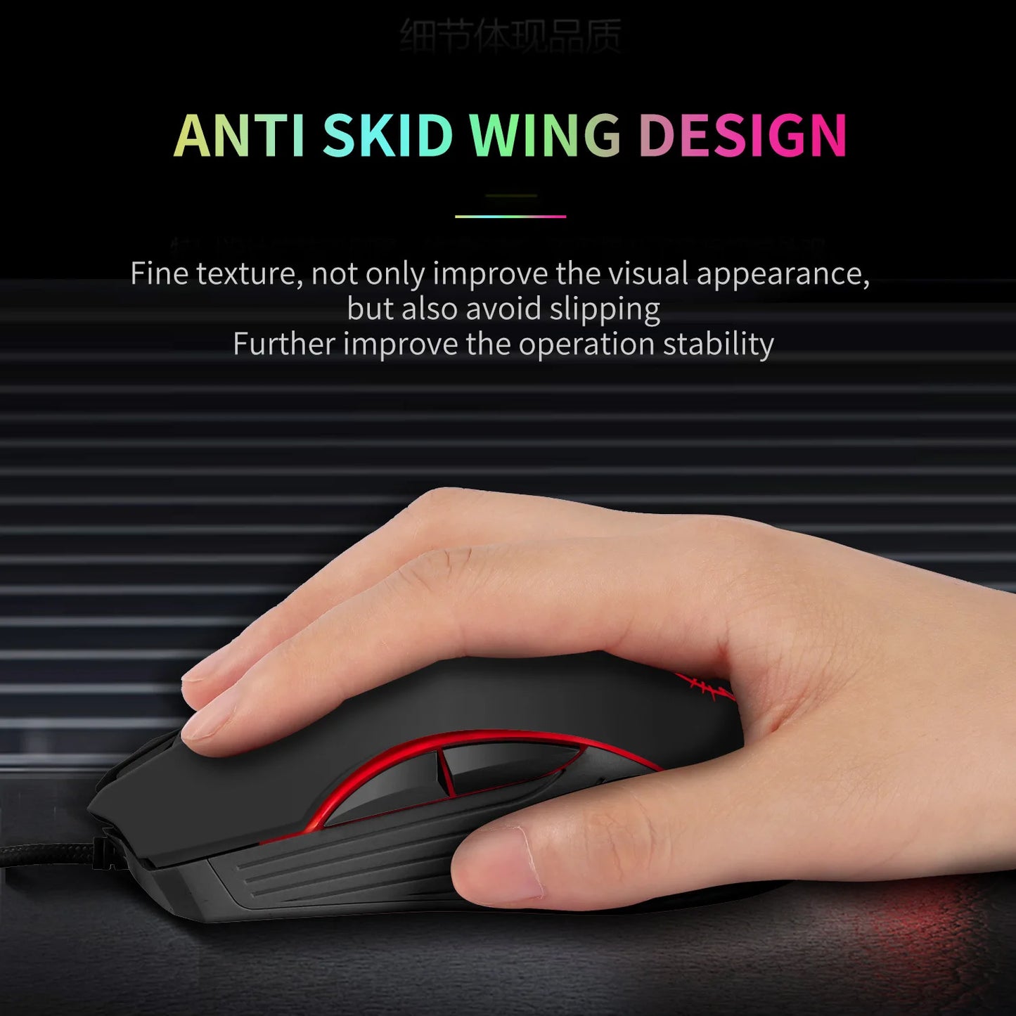 USB Wired Gaming Mouse Pink Computer Professional E-sports Mause 2400 DPI Colorful Backlit Silent Mice for Lol Data Laptop Pc