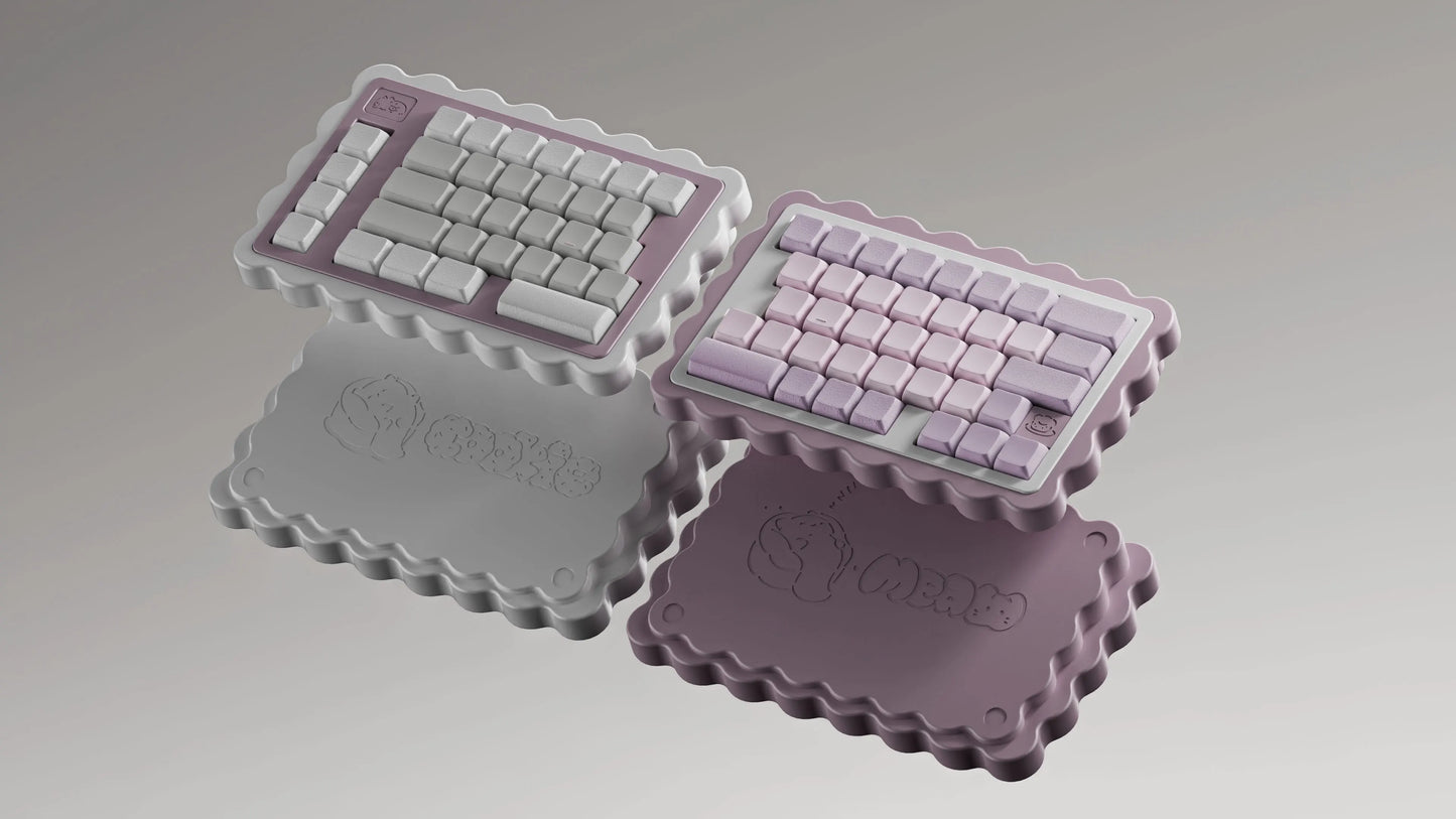 Soda Wireless Split Keyboard Kit Customized Hot Swappble Ergonomics Tri-Mode Split Keyboard for VIAL Left Right Hand Keyboard