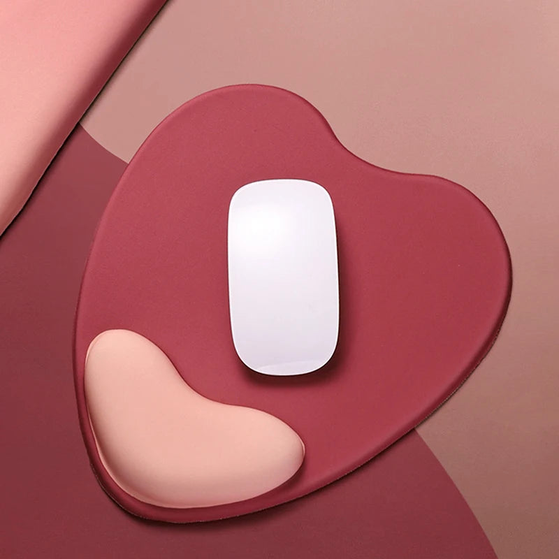 Computer Mouse Pad Ergonomic Cushion Non-slip Rubber Base Memory Foam For Office Home Computer Laptop Desktop Mouse Pads