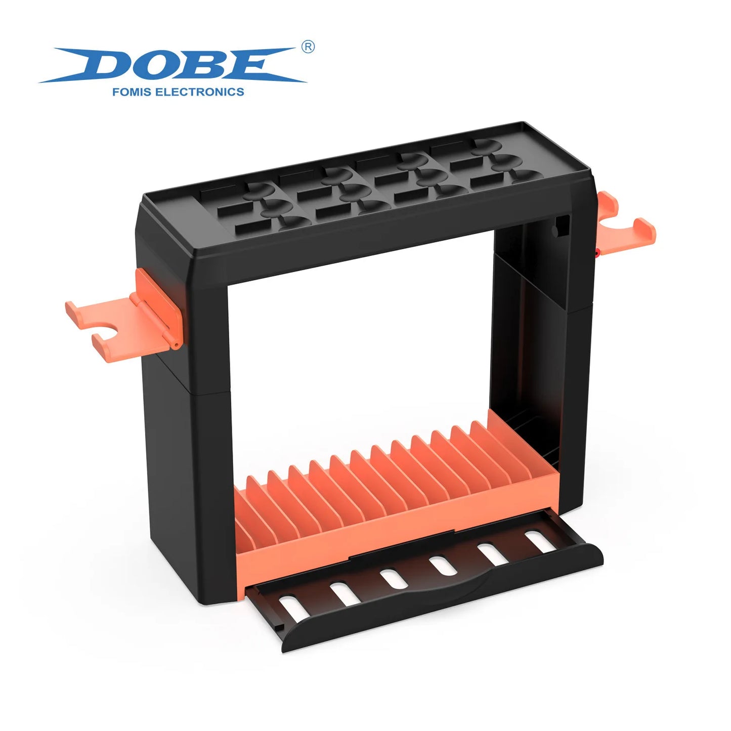 Univercial Organizer for Switch 2/OLED/Switch, Storage Stand for Game Cards/Discs/TV Dock/Console/Controller, Accessories Kit