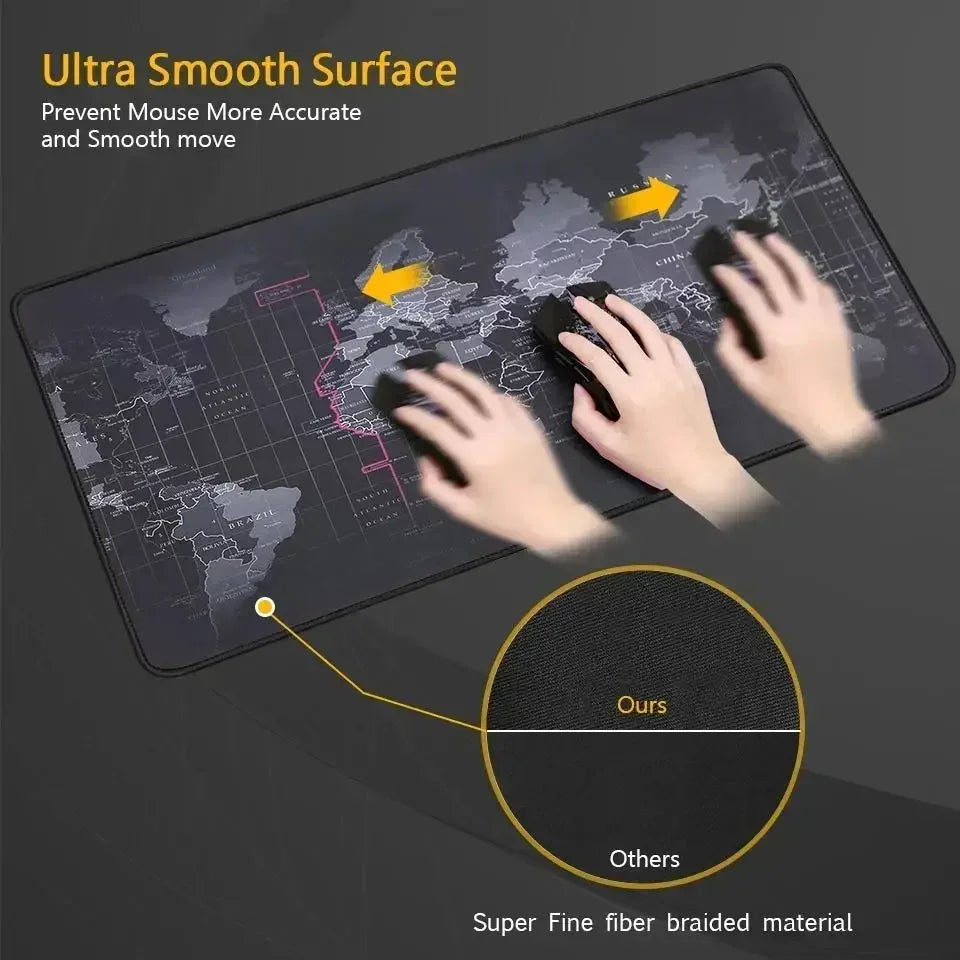 Cat Mouse Pad Office Pastel Clouds Desk Mat Large E-Sports Keyboard Pad Non-Slip Natural Rubber Mouse Mat PC Gaming Pads