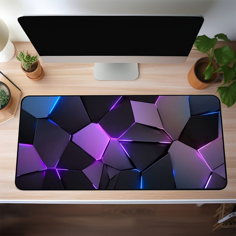 Ultra-Durable Mouse Pad - Extra Large, Waterproof, and Washable - Ideal for Gaming and Office with Stylish Geometric Design, 30cm*70cm