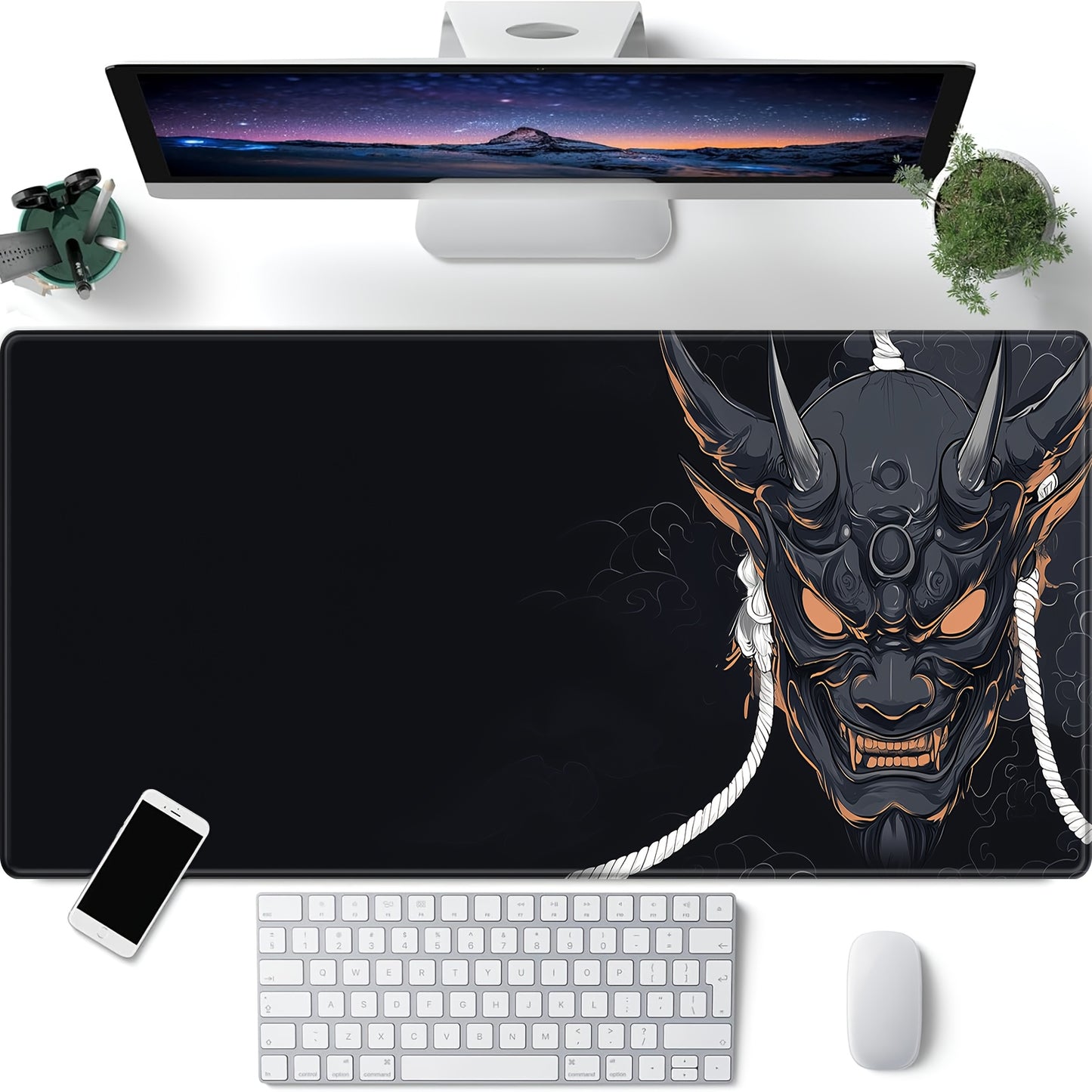 XXL Gaming Mouse Pad, Non-Slip Rubber Desk Mat, Washable, Office Use, Computer Keyboard Accessory, Special Feature: Anti-Slip