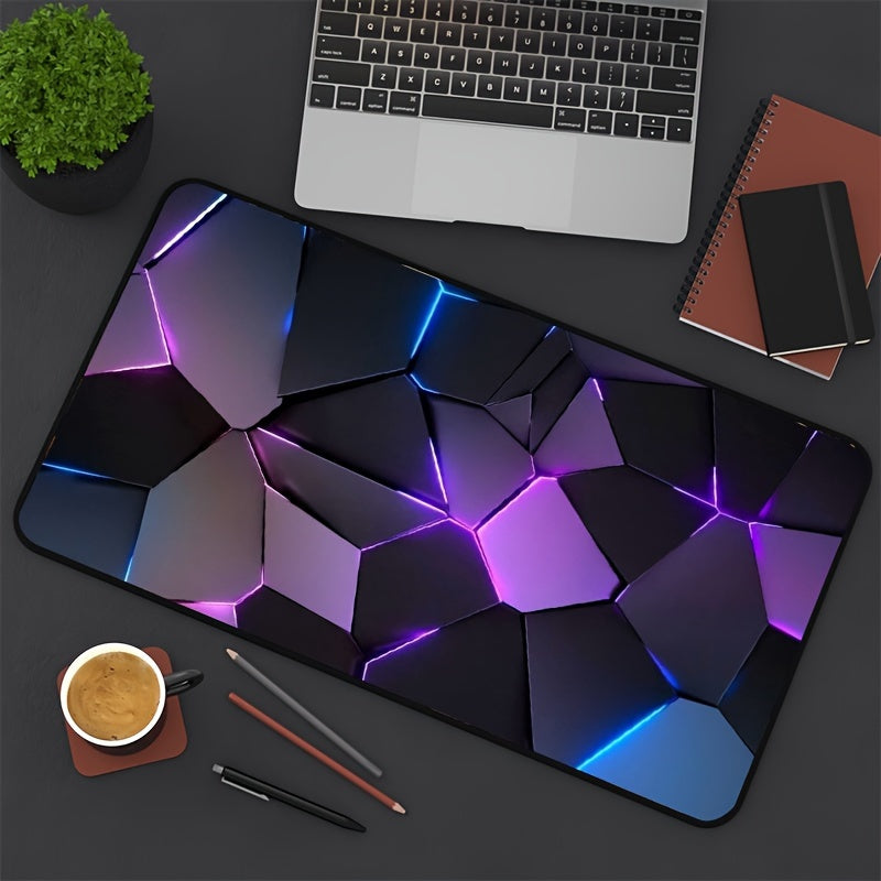 Ultra-Durable Mouse Pad - Extra Large, Waterproof, and Washable - Ideal for Gaming and Office with Stylish Geometric Design, 30cm*70cm