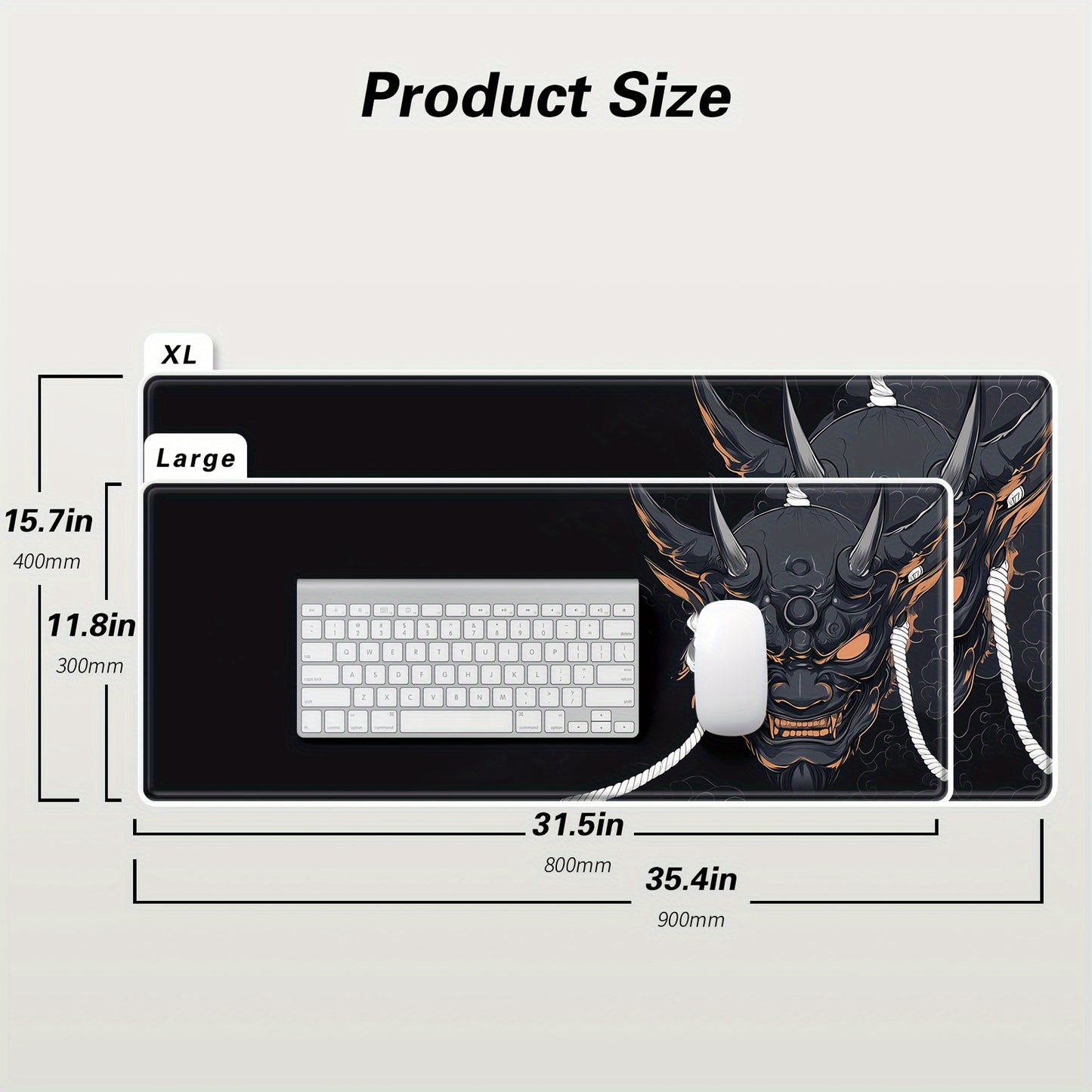 XXL Gaming Mouse Pad, Non-Slip Rubber Desk Mat, Washable, Office Use, Computer Keyboard Accessory, Special Feature: Anti-Slip
